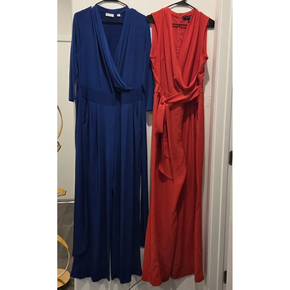 Blue XL And Red 14 Pant Rompers/jumpsuit New York & Company Robert Rodriguez